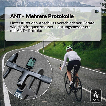 Wireless GPS Waterproof Bike Computer with Speedometer and Odometer ROCKBROS