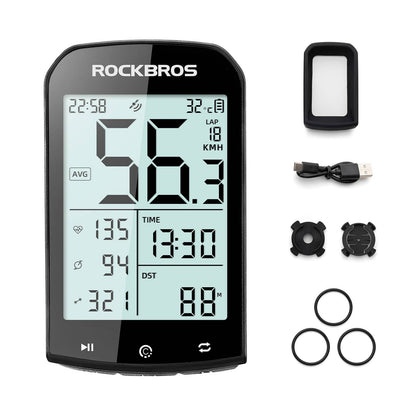 Wireless GPS Waterproof Bike Computer with Speedometer and Odometer ROCKBROS