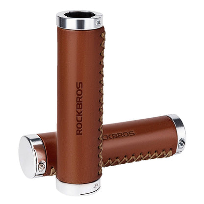Retro MTB handlebar grips, ergonomic design, ROCKBROS