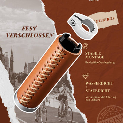 Retro MTB handlebar grips, ergonomic design, ROCKBROS