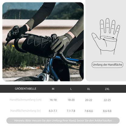 Women's/Men's Cycling Gloves Touchscreen Anti-Slip Thin ROCKBROS