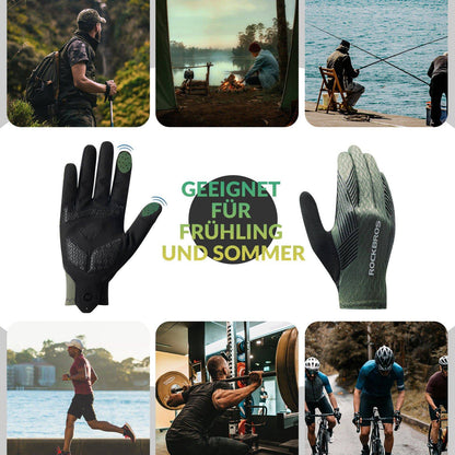 Women's/Men's Cycling Gloves Touchscreen Anti-Slip Thin ROCKBROS