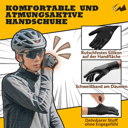 Cycling gloves Touchscreen Cycling gloves Windproof ROCKBROS