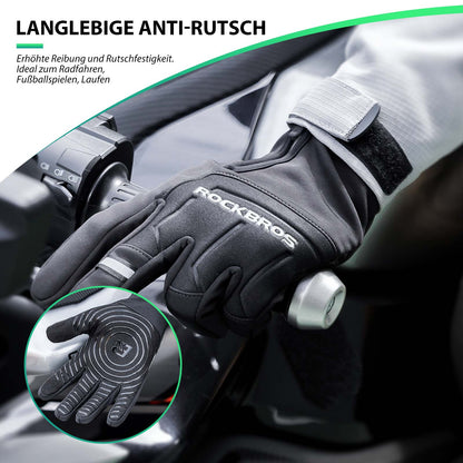 Cycling gloves touchscreen warm winter gloves S-XL ROCKBROS