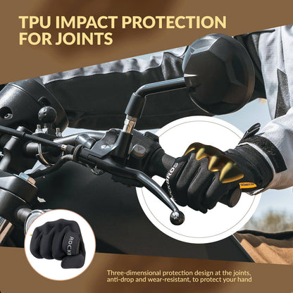 Cycling gloves Warm windproof full-finger sports gloves ROCKBROS