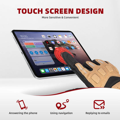 Men's cycling gloves, winter/autumn, MTB, shock-absorbing gloves, ROCKBROS