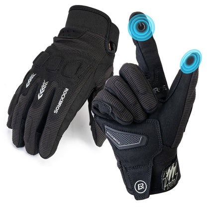 Men's cycling gloves, winter/autumn, MTB, shock-absorbing gloves, ROCKBROS