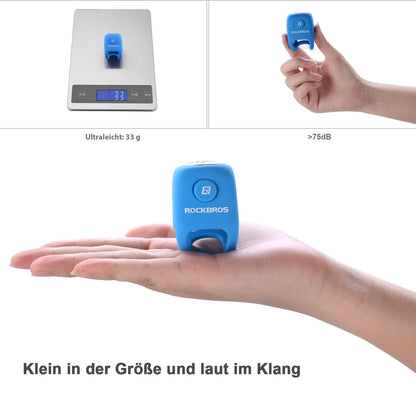 Electronic bicycle bell, IPX4 waterproof, ROCKBROS