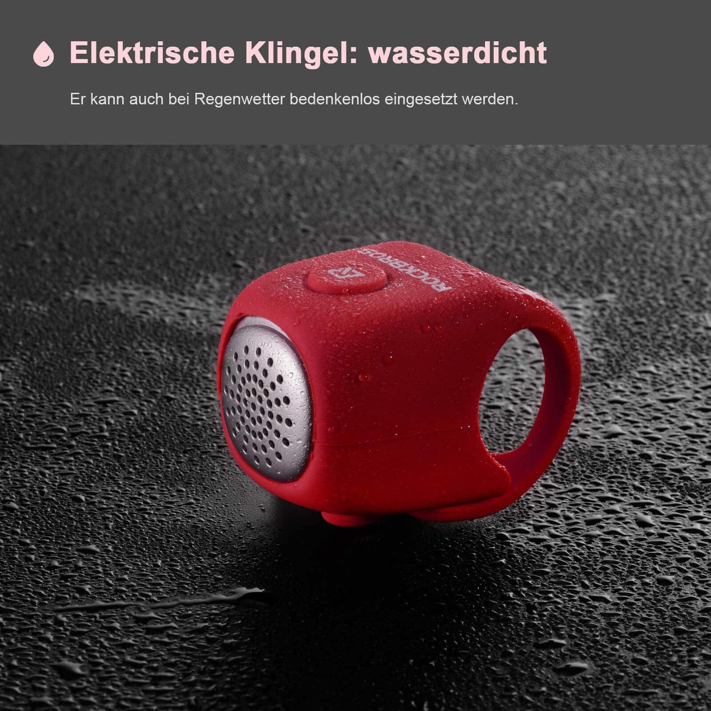 Electronic bicycle bell, IPX4 waterproof, ROCKBROS