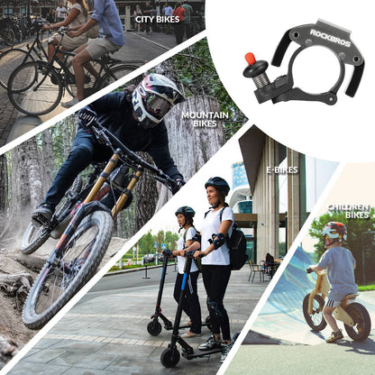 Bicycle bell, 100dB loud, innovative mini bicycle bell, ROCKBROS
