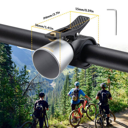 ROCKBROS Fahrradklingel Laut Retro Klingel für MTB Rennrad Vier Farben