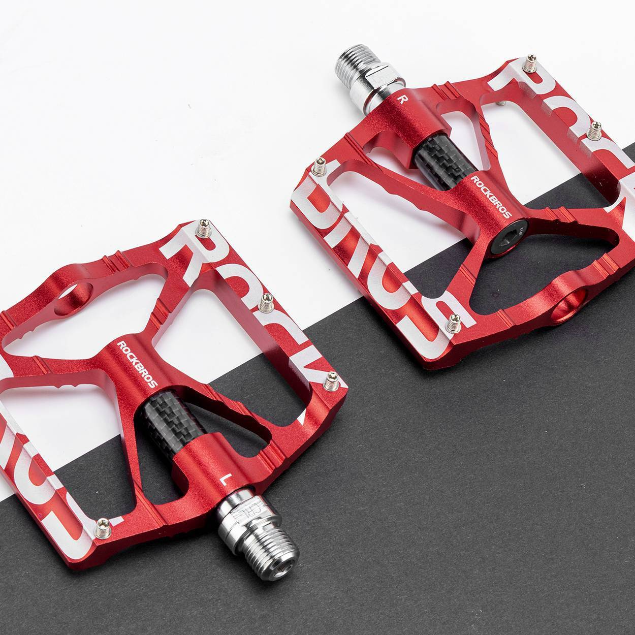 9/16 inch aluminum MTB bicycle pedals with sealed bearings ROCKBROS