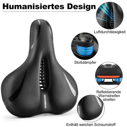 Bicycle saddle Memory Foam Breathable Gel Saddle ROCKBROS