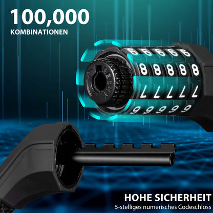 5-digit combination bicycle lock ROCKBROS