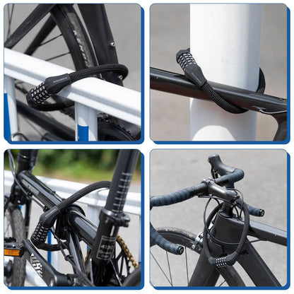 5-digit combination bicycle lock ROCKBROS