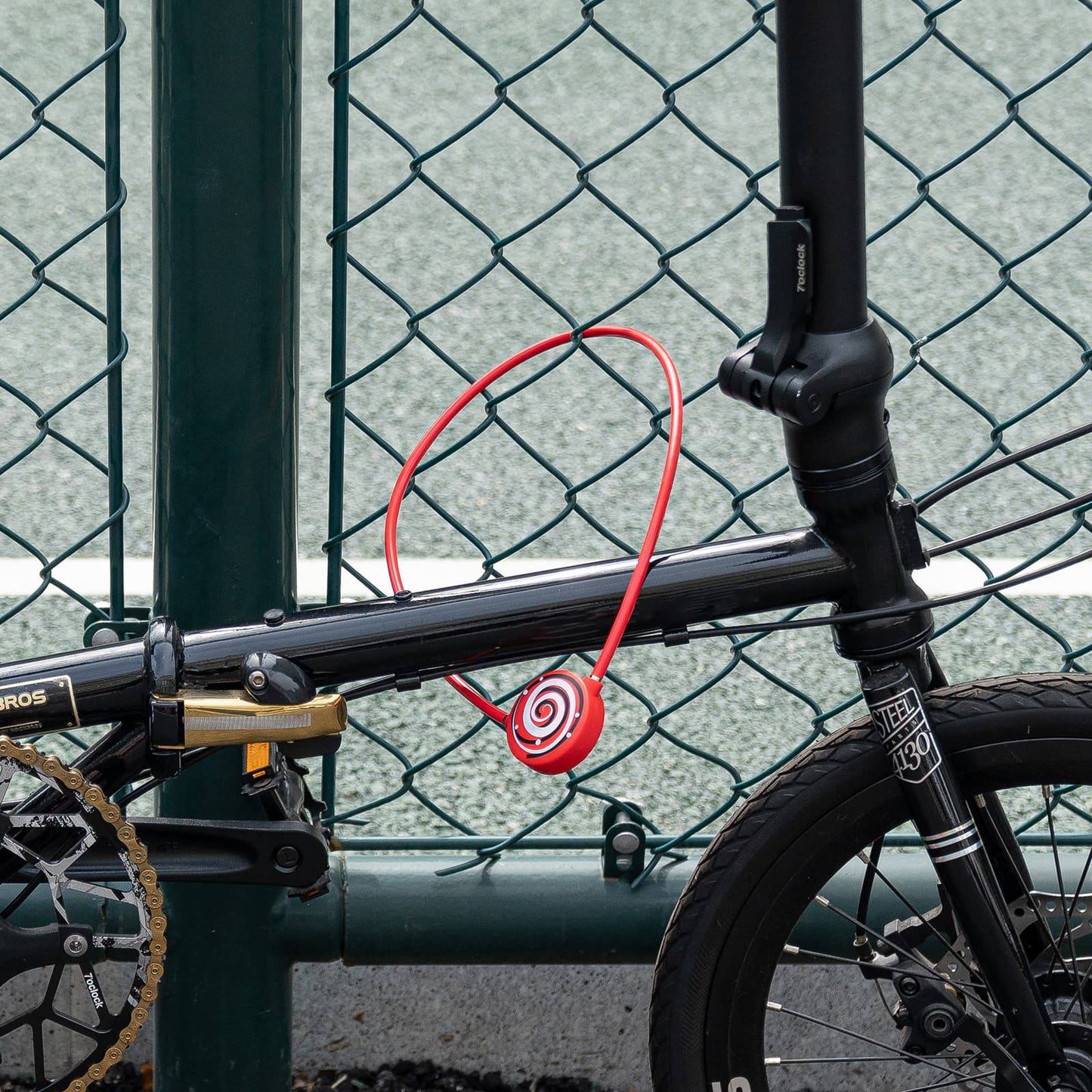 Children's bicycle lock 69cm with 2 keys ROCKBROS