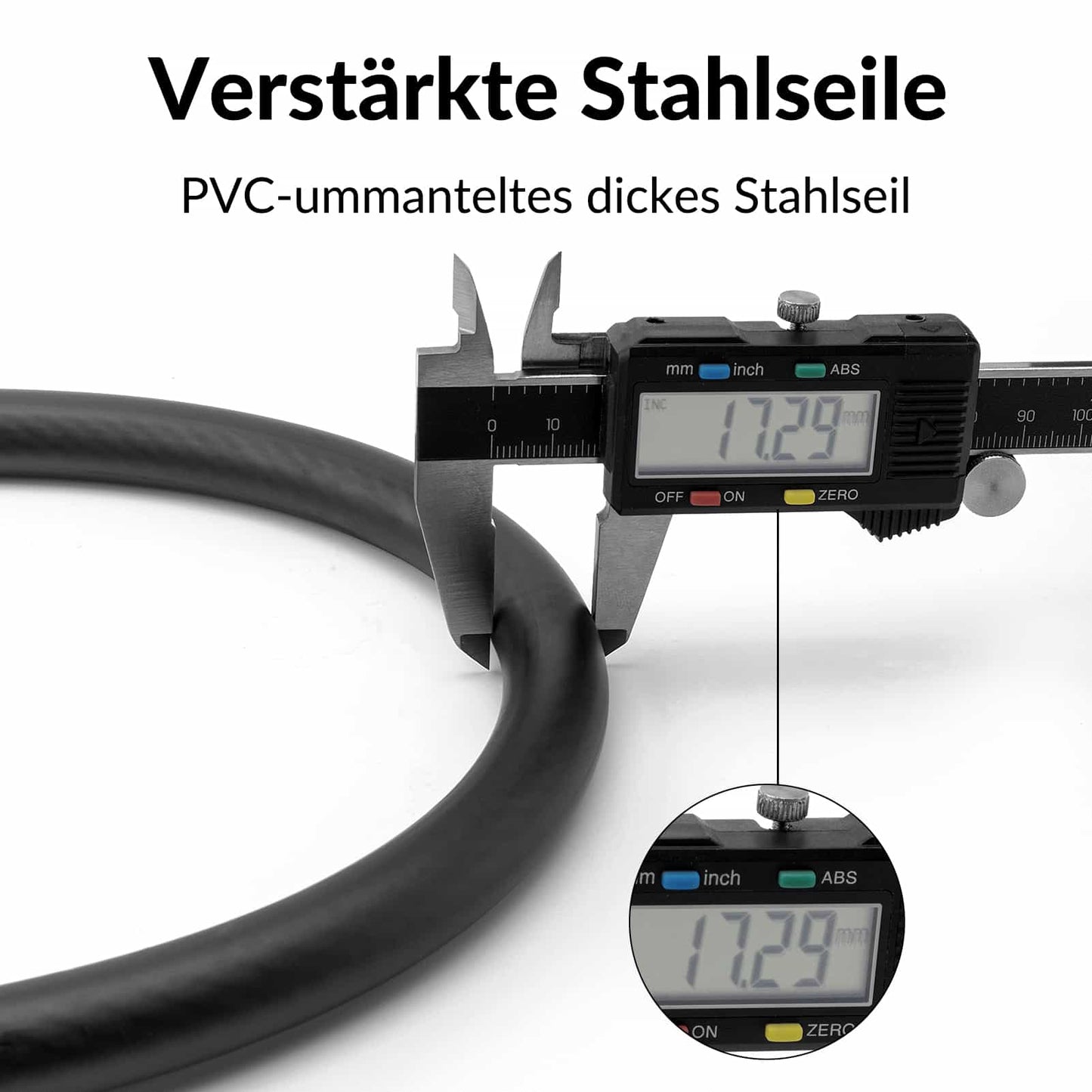 Bicycle lock, cable lock, combination lock with 5-digit code, ROCKBROS