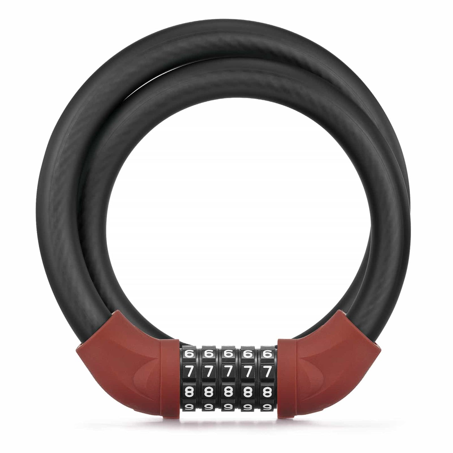 Bicycle lock, cable lock, combination lock with 5-digit code, ROCKBROS