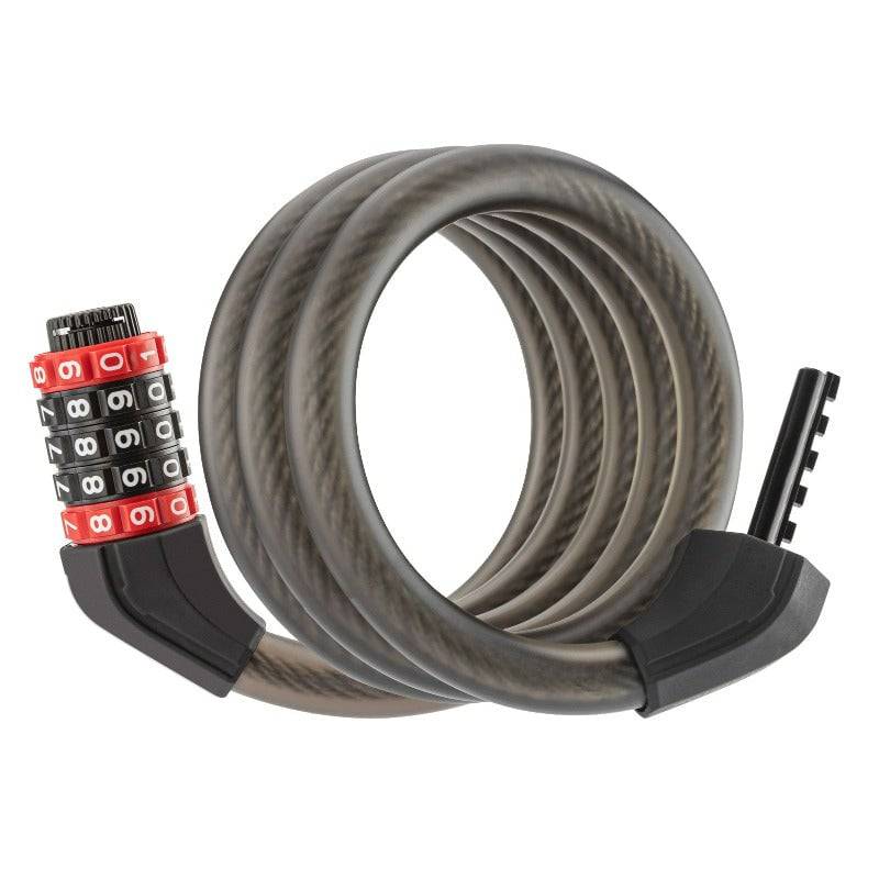 Bicycle lock with 5-digit combination lock made of PVC and steel ROCKBROS