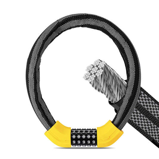 Bicycle lock combination lock 19mm thick ROCKBROS