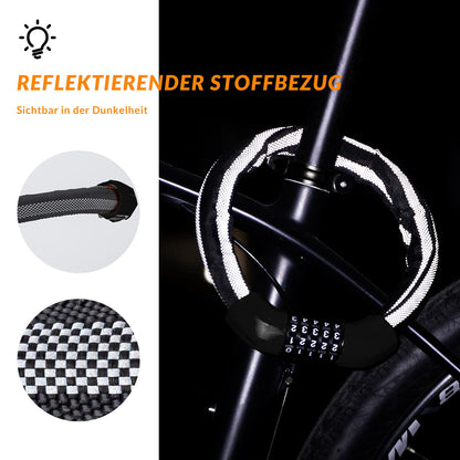 Bicycle lock combination lock 19mm thick ROCKBROS