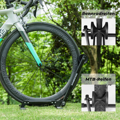 Foldable aluminum bicycle stand, single-sided bicycle stand, ROCKBROS