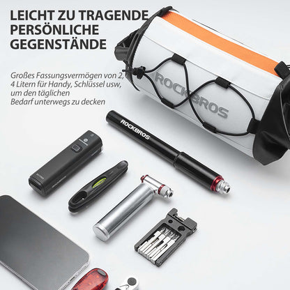 ROCKBROS Fahrradtasche Lenkertasche Aufbewahrungstasche mit Schultergurt