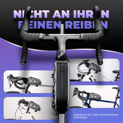 ROCKBROS Oberrohrtasche 1 L Vollständig Reflektierend Weiß/Orange