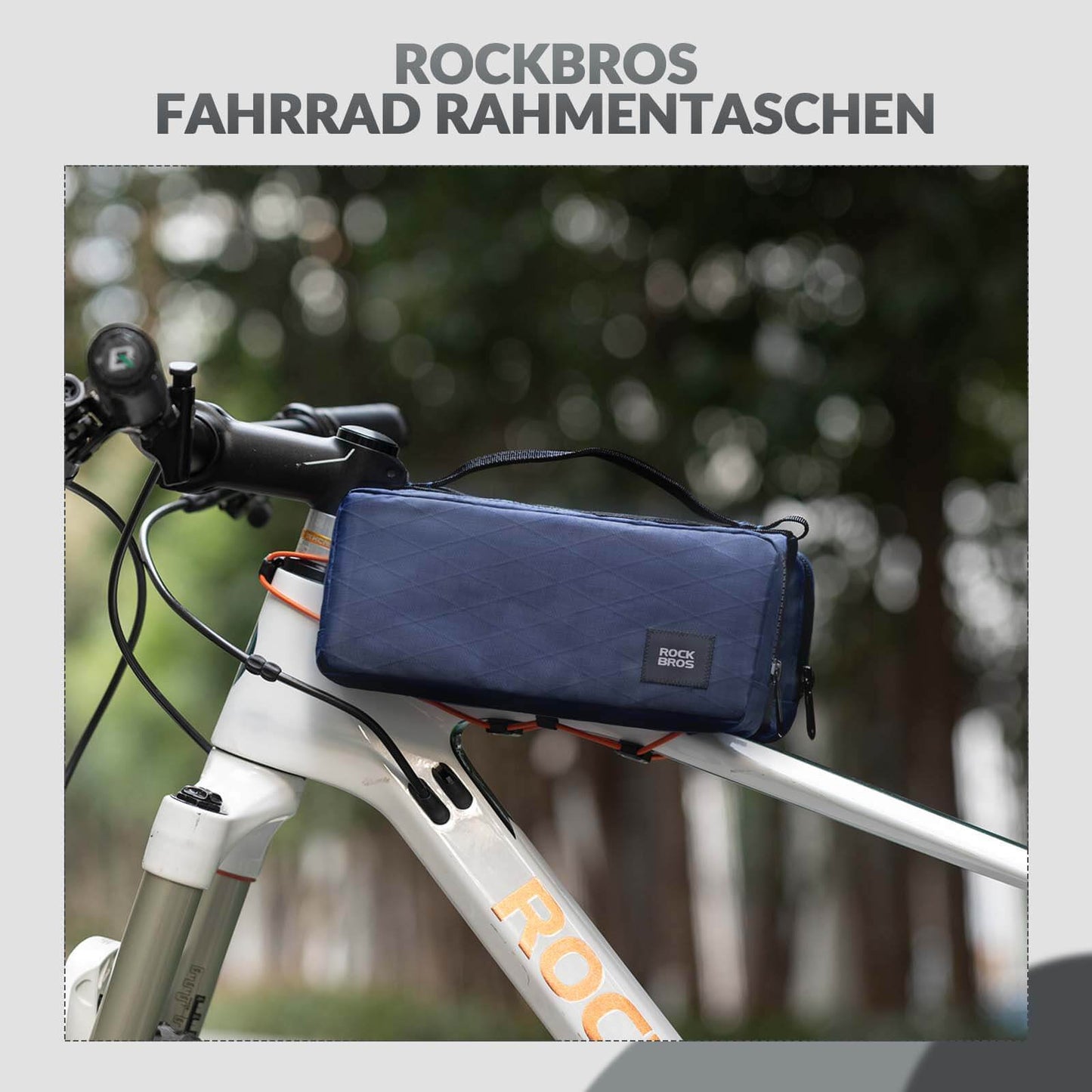 Bicycle frame bag with shoulder strap, top tube bag ROCKBROS