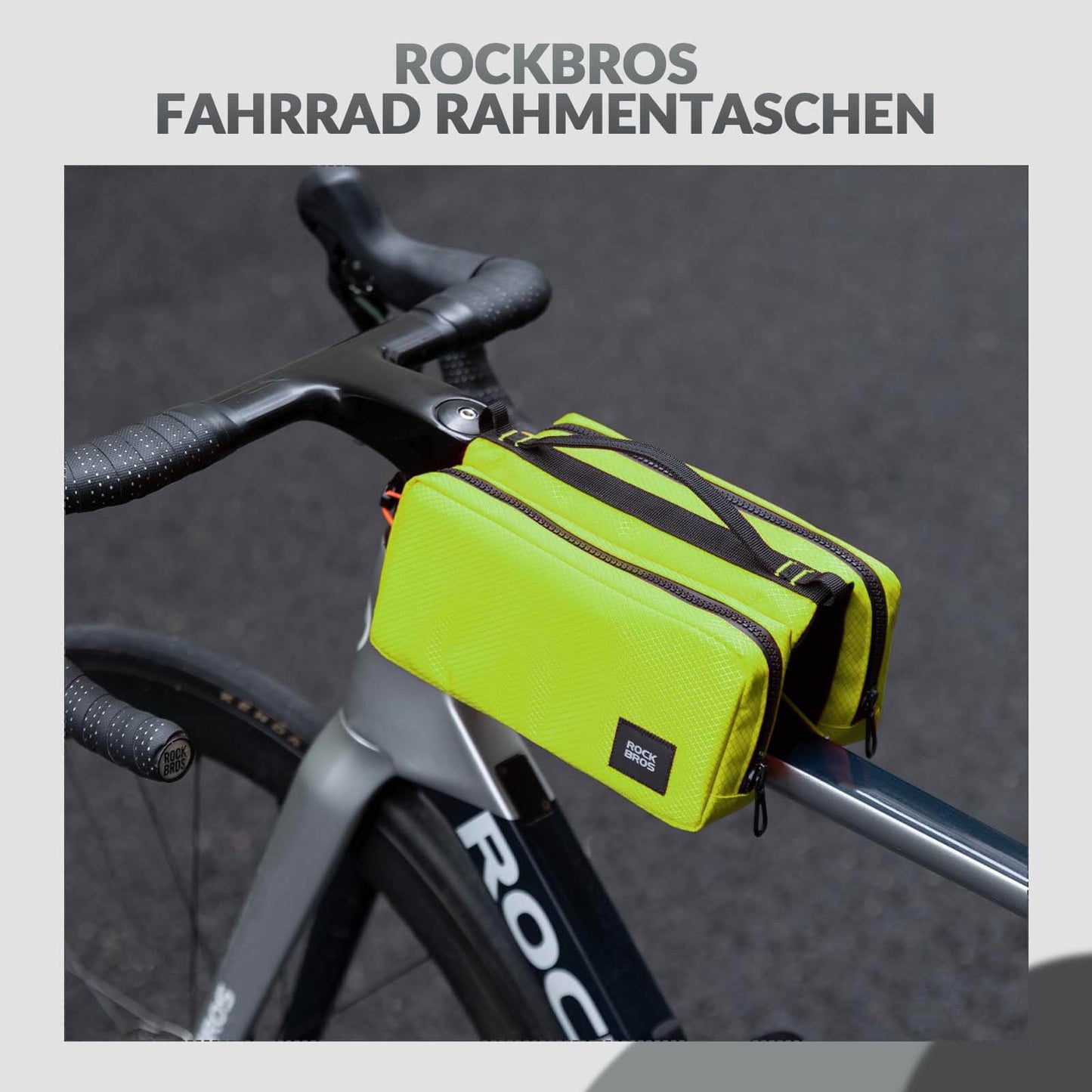 Bicycle frame bag with shoulder strap, top tube bag ROCKBROS