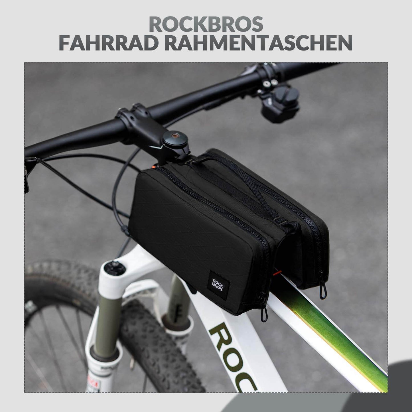 Bicycle frame bag with shoulder strap, top tube bag ROCKBROS