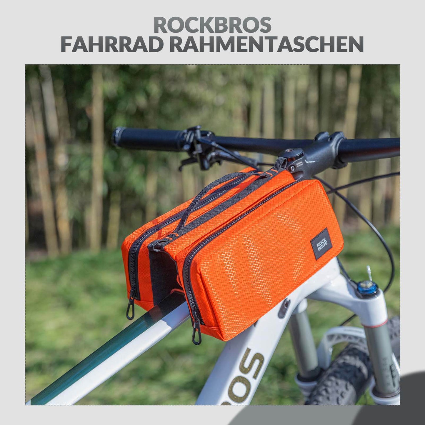 Bicycle frame bag with shoulder strap, top tube bag ROCKBROS