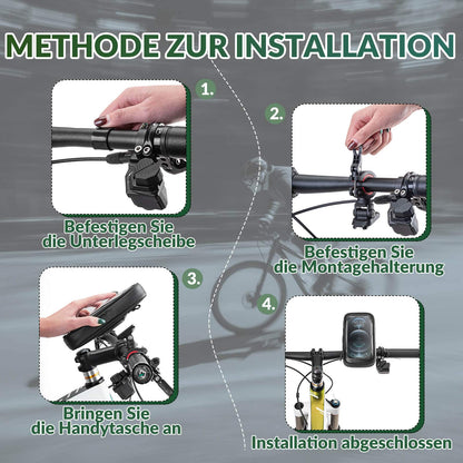 Waterproof bicycle bag, rotatable mobile phone bag for 4.7-6 inch mobile phones, ROCKBROS