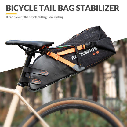 Bottle holder & stabilizer support for bicycle saddlebag ROCKBROS