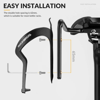 Bottle holder & stabilizer support for bicycle saddlebag ROCKBROS