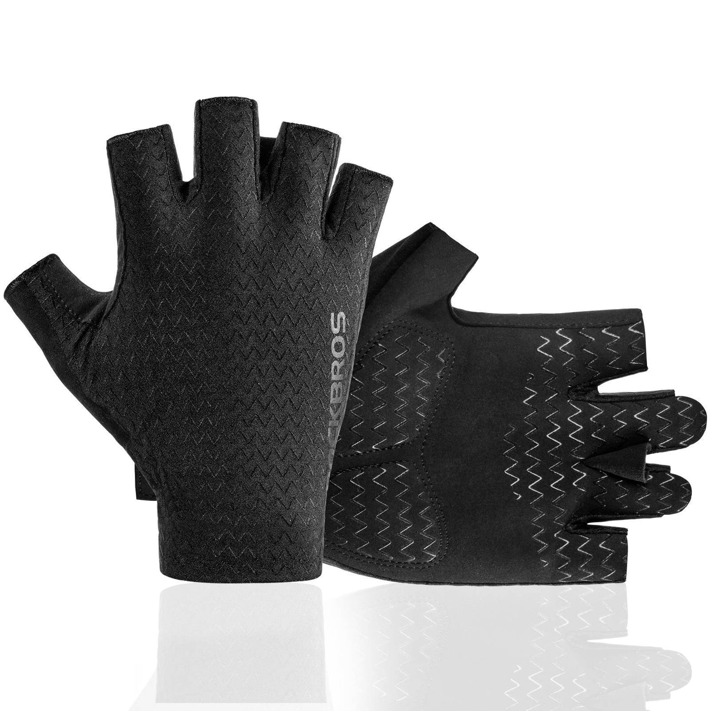 Gel patterned non-slip half-finger riding gloves ROCKBROS
