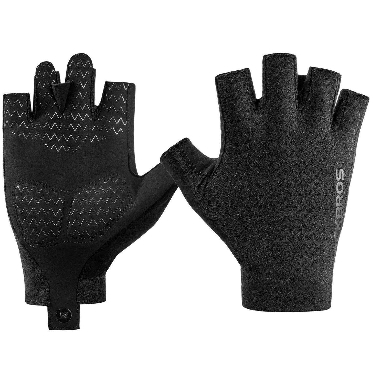 Gel patterned non-slip half-finger riding gloves ROCKBROS