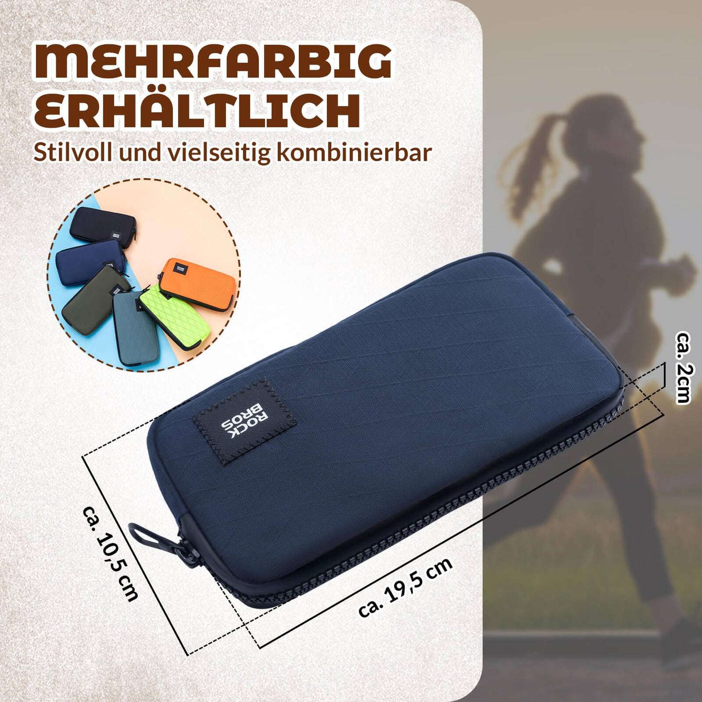 Wallet, purse, coin purse, phone case for credit cards and keys, ROCKBROS