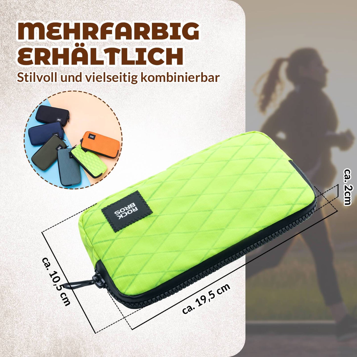 Wallet, purse, coin purse, phone case for credit cards and keys, ROCKBROS