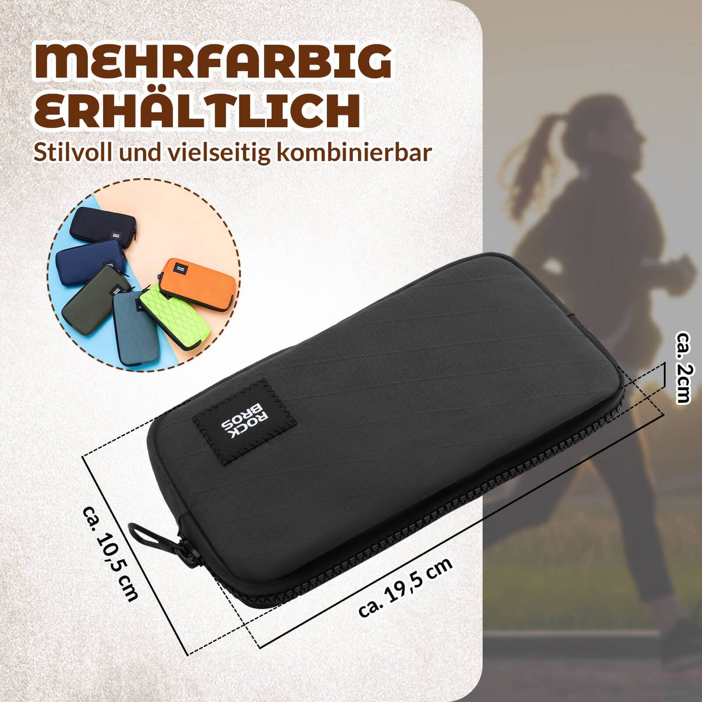 Wallet, purse, coin purse, phone case for credit cards and keys, ROCKBROS