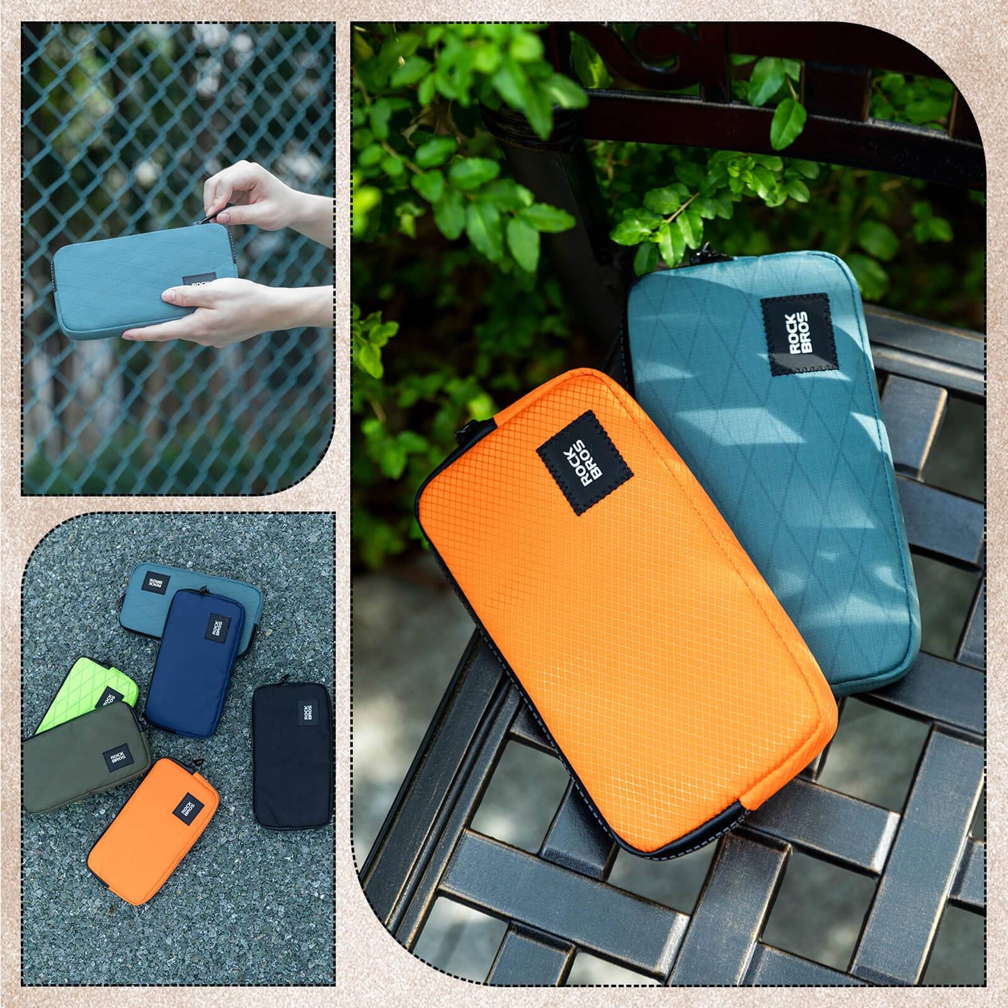 Wallet, purse, coin purse, phone case for credit cards and keys, ROCKBROS