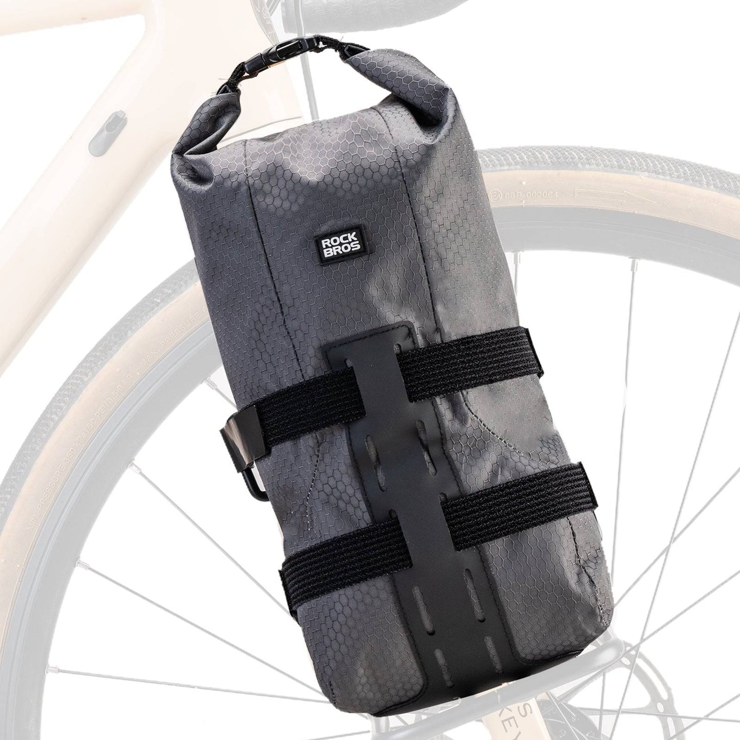 Pannier bag for front fork, 2.7 L, waterproof, ROCKBROS