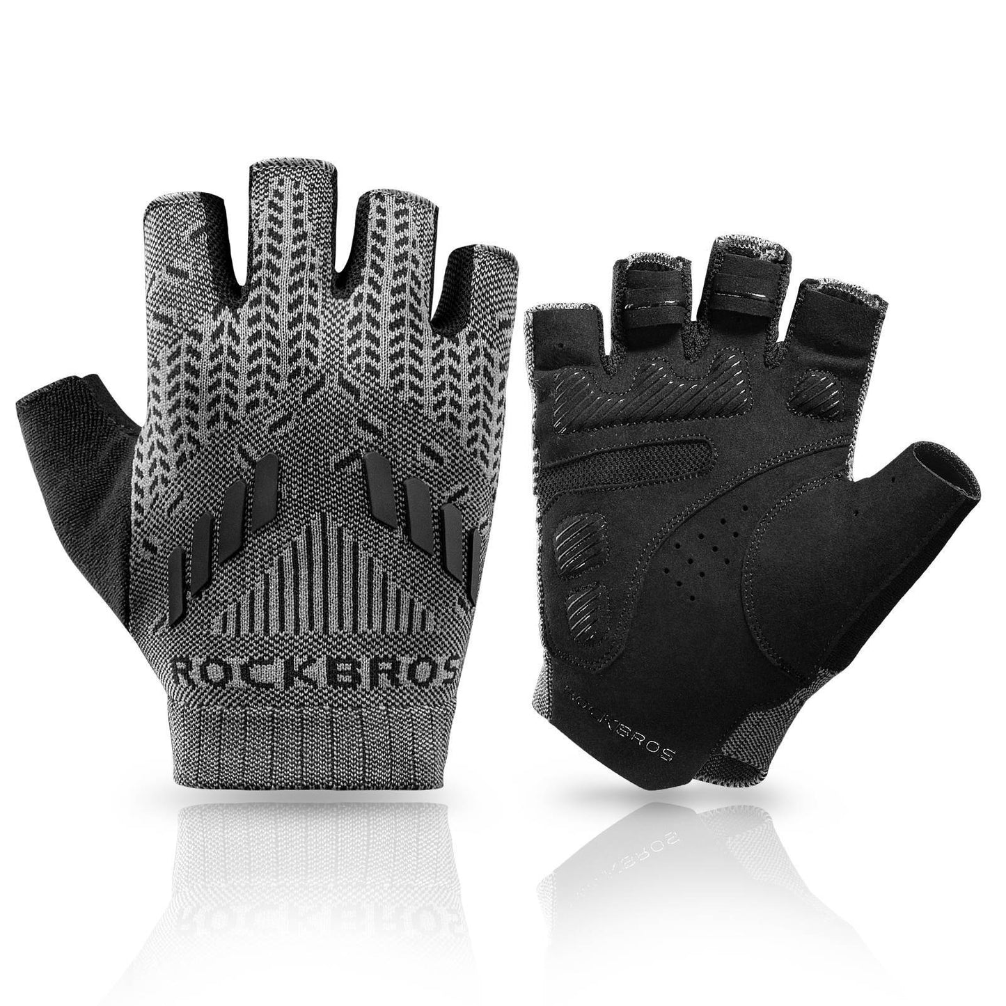 Half Finger Shock Absorbing Cycling Gloves Summer Men's ROCKBROS