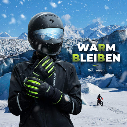 Gloves Cycling gloves Touchscreen Thinsulate Ski gloves ROCKBROS