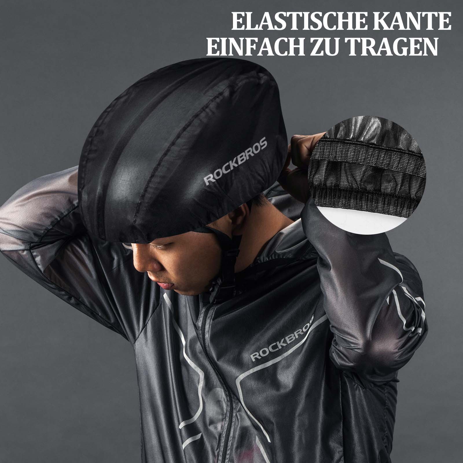 kante mit fahrradhelm Waterproof and dustproof helmet cover for bicycle helmets, ROCKBROS – Rinosbike.eu