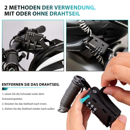 Helmet lock 150 cm 3-digit combination lock ROCKBROS