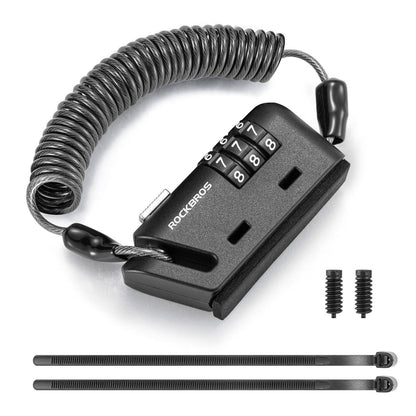 Helmet lock 150 cm 3-digit combination lock ROCKBROS