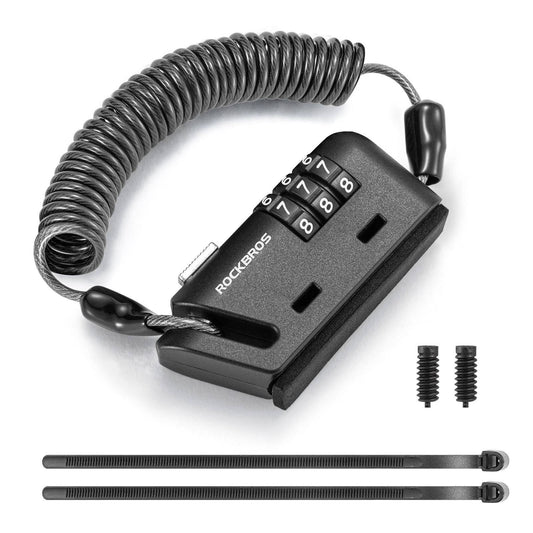 Helmet lock 150 cm 3-digit combination lock ROCKBROS