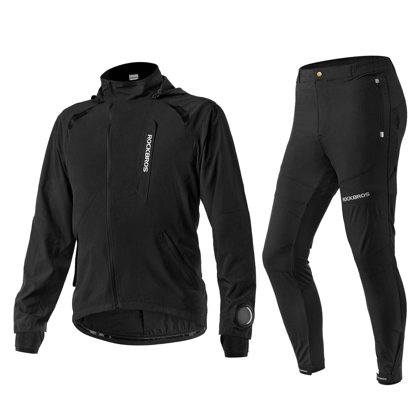 Men's Softshell Jacket & Pants Breathable Cycling Suit ROCKBROS