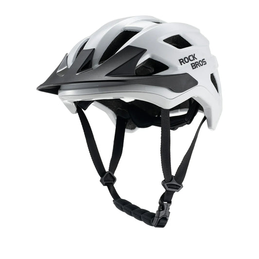 Kids' bicycle helmet with removable visor for MTB, BMX, and downhill riding, ROCKBROS
